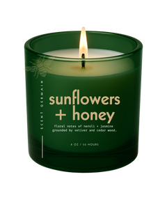 3-wick Sunflowers + Honey